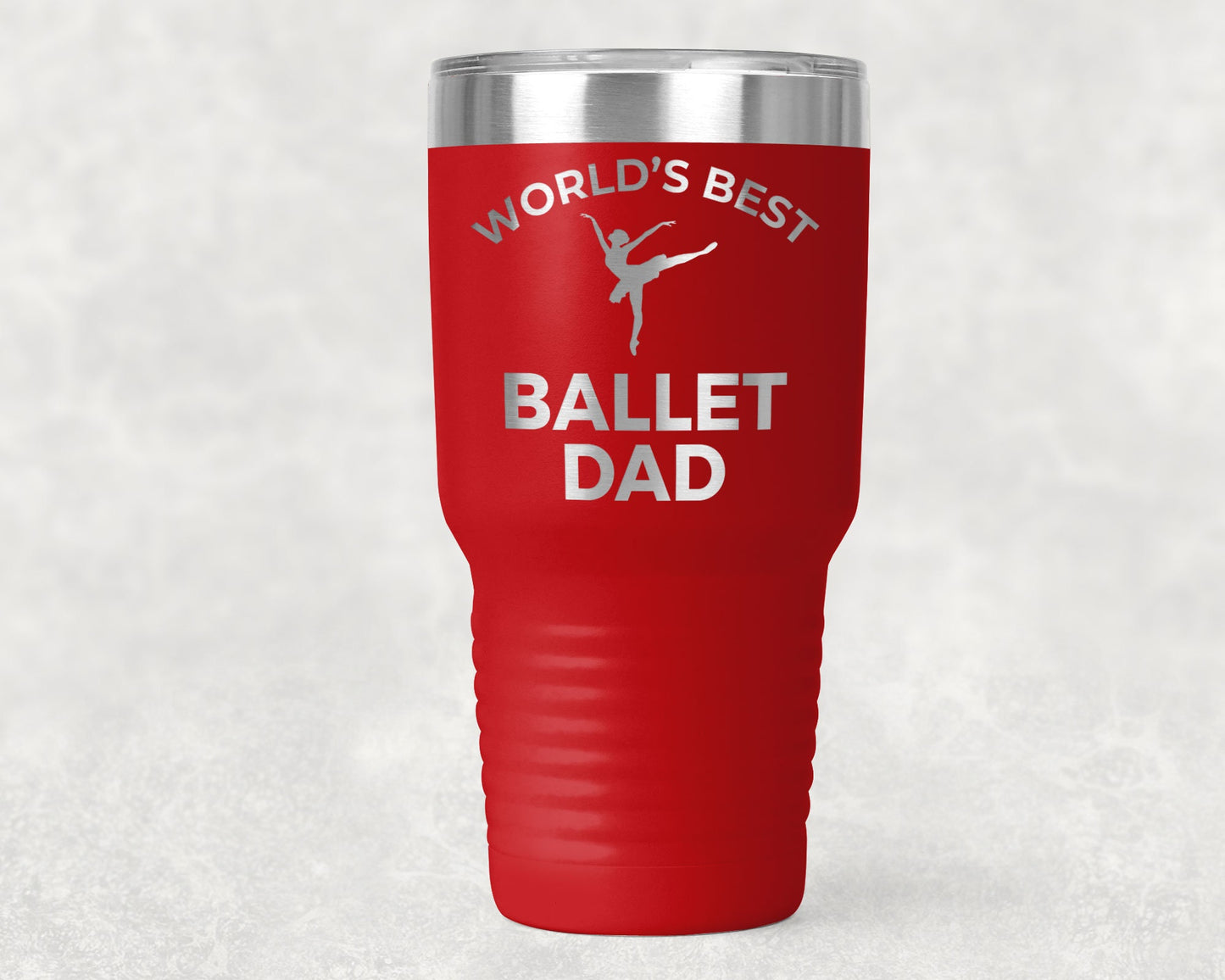 Ballet Dad Laser Etched Color Polar Camel Large 30oz Tumbler - Mallard Moon Gift Shop