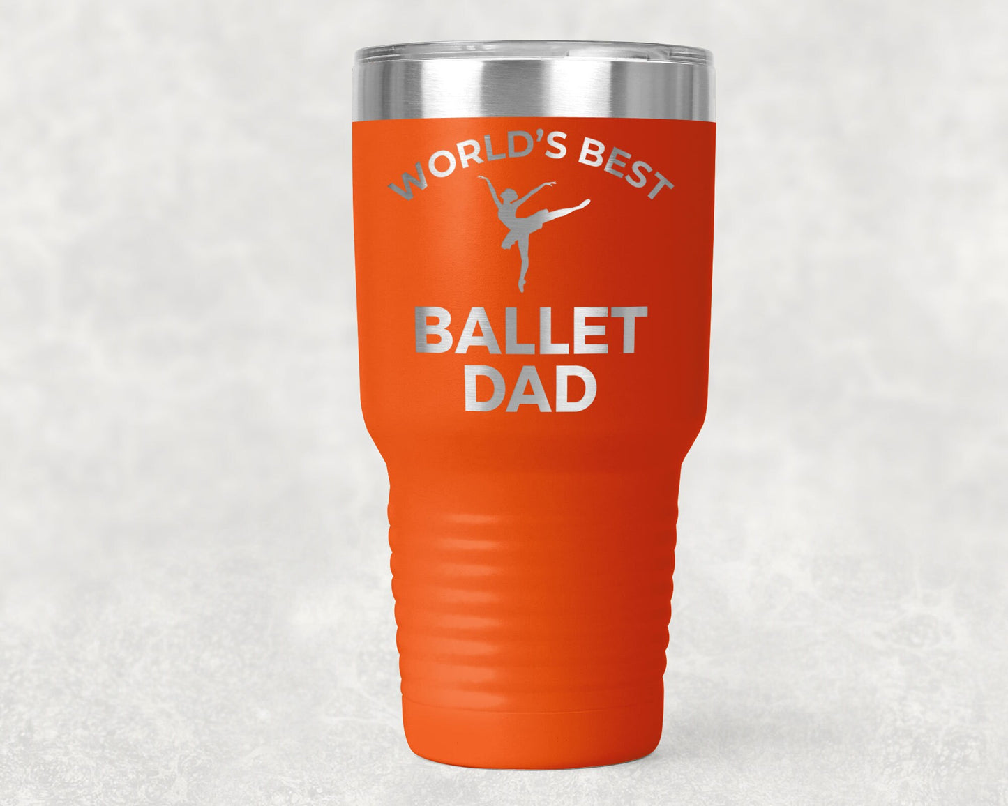 Ballet Dad Laser Etched Color Polar Camel Large 30oz Tumbler - Mallard Moon Gift Shop