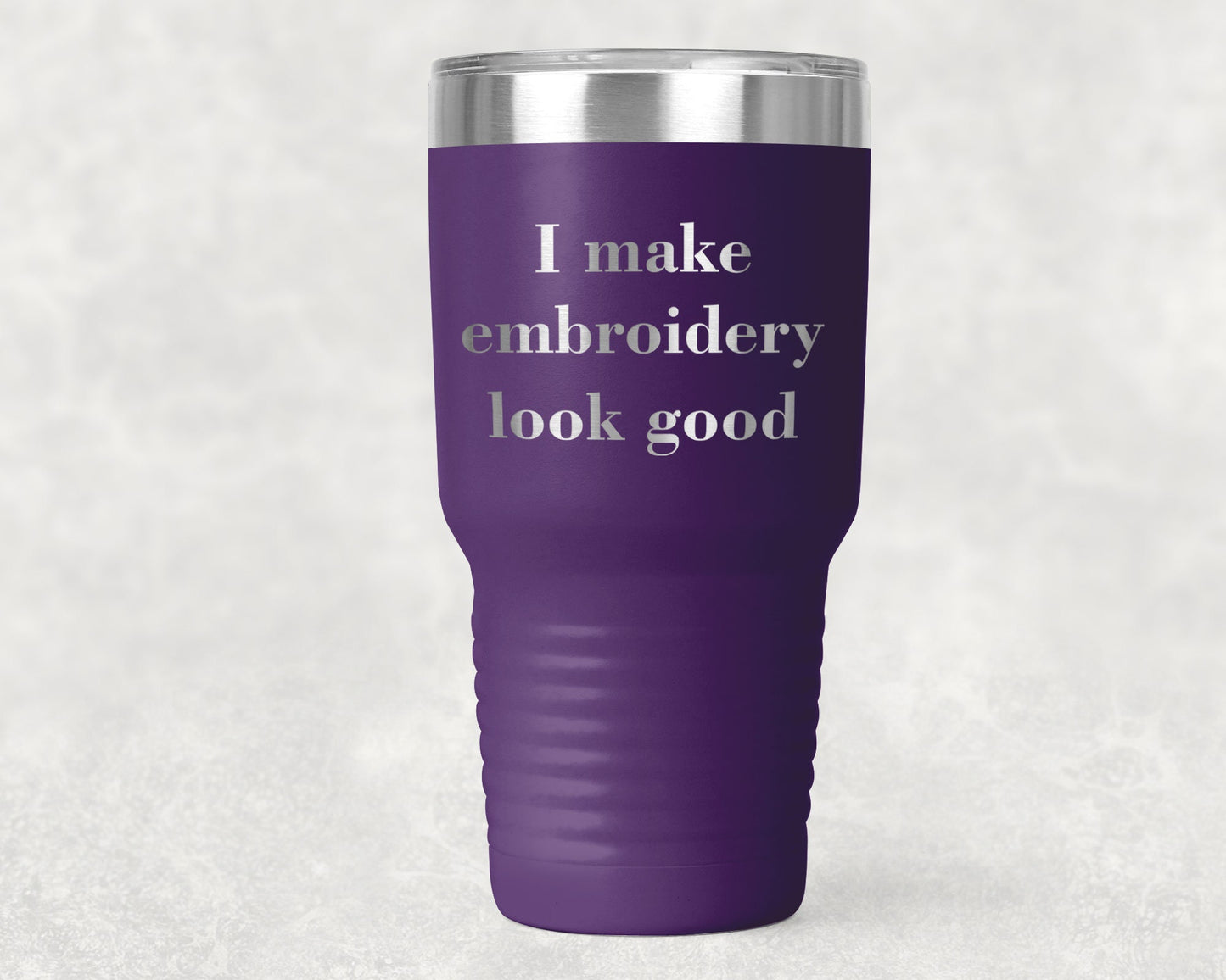 Embroidery Gift Polar Camel 30oz Ringneck Laser Etched Tumbler - Mallard Moon Gift Shop