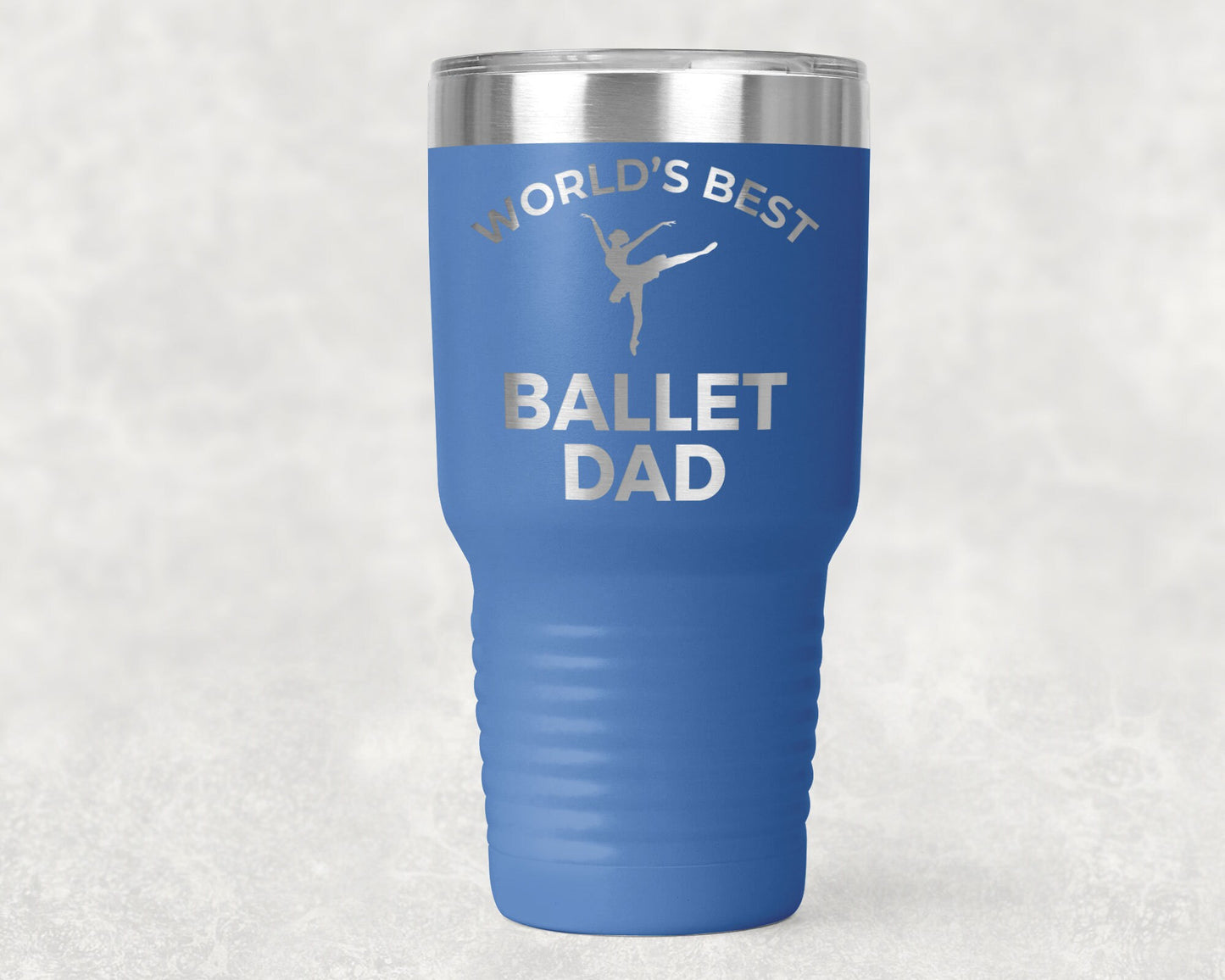 Ballet Dad Laser Etched Color Polar Camel Large 30oz Tumbler - Mallard Moon Gift Shop