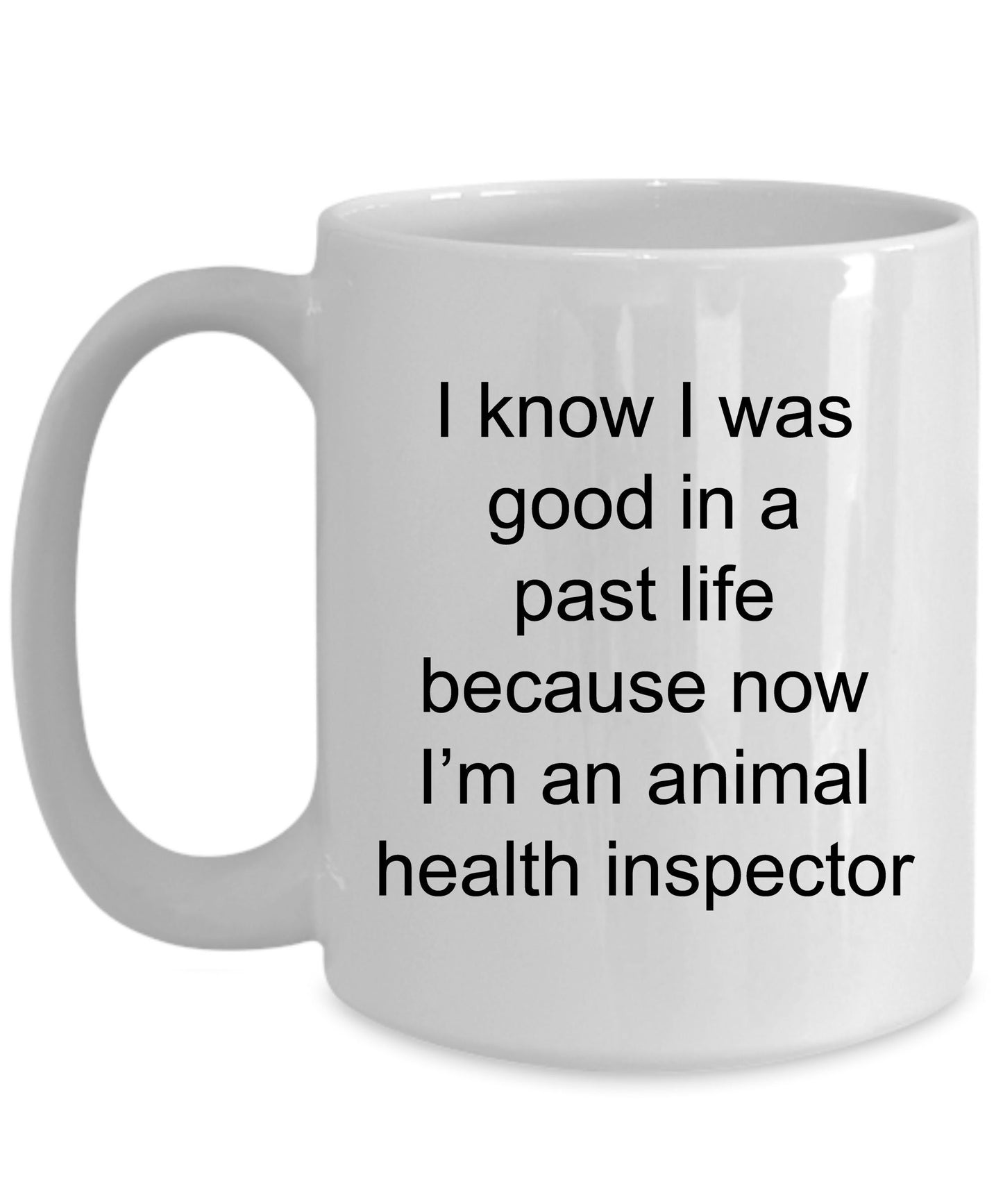 Animal Health Inspector Funny Ceramic Coffee Mug - Mallard Moon Gift Shop