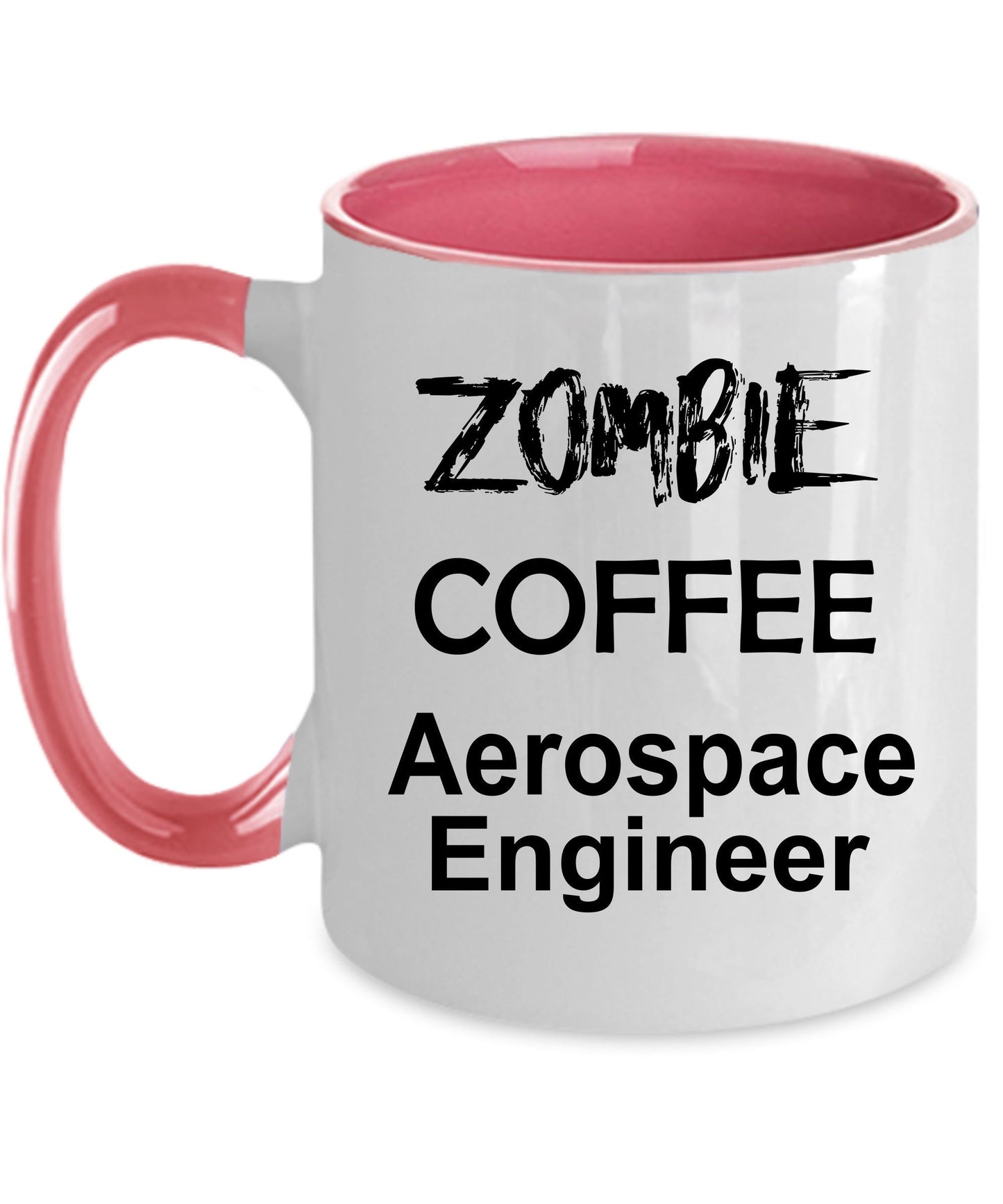 Funny Aerospace Engineer Zombie Ceramic Coffee Mug - Mallard Moon Gift Shop