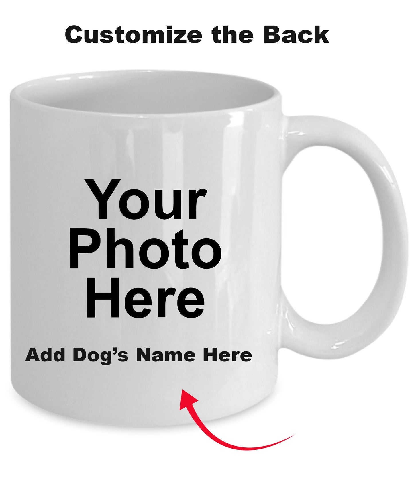 Best Ever Border Collie Dog Dad Custom Ceramic Coffee Mug - Mallard Moon Gift Shop