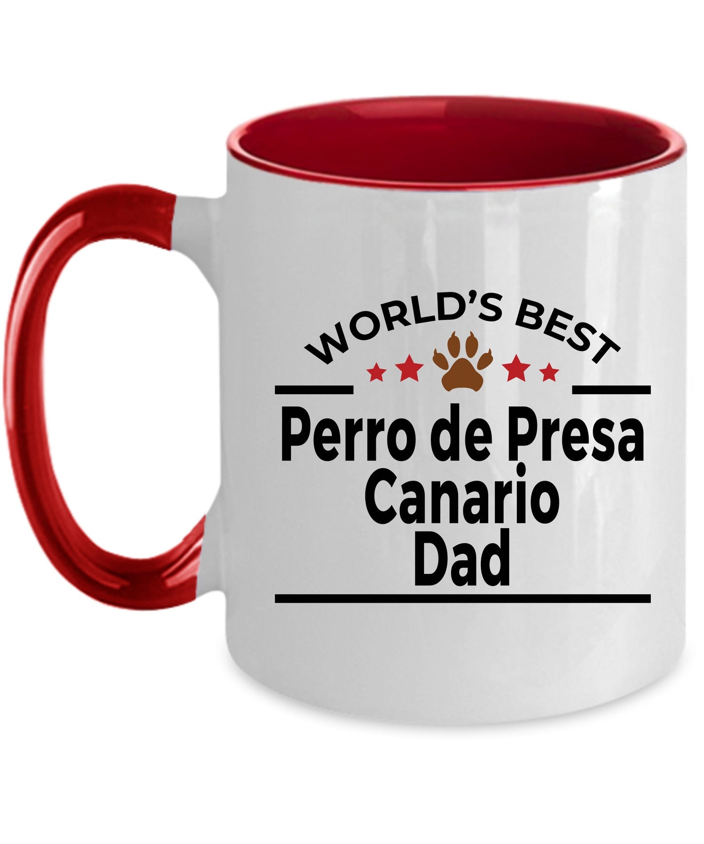 Basset Hound World's Best Dog Dad Custom Ceramic Mug - Mallard Moon Gift Shop
