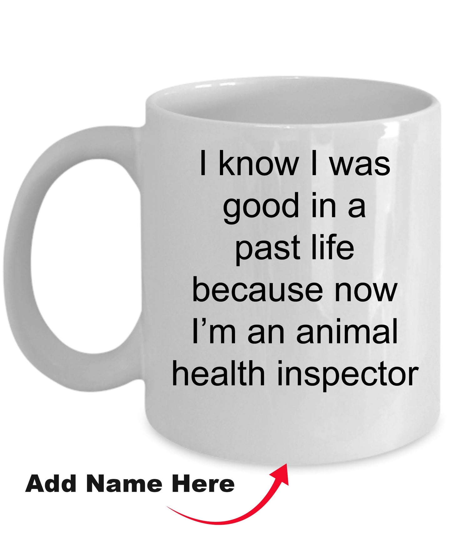 Animal Health Inspector Funny Ceramic Coffee Mug - Mallard Moon Gift Shop