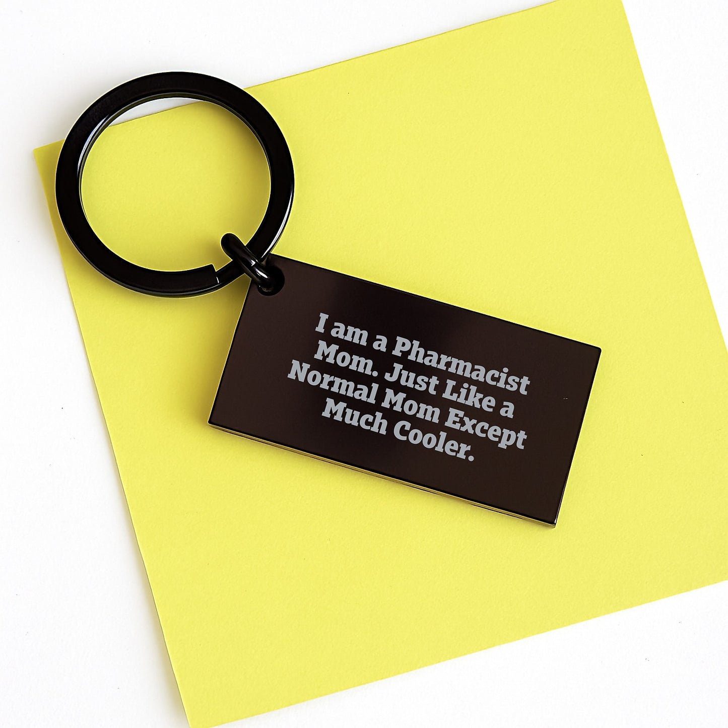Funny Pharmacist Mom Gifts from Mom to Pharmacist Keychain, Graduation Unique Gifts - Image 3
