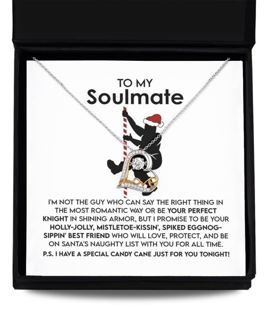 Gift for Soulmate - For All Time - Love Dancing Heart Pendant Necklace - Mallard Moon Gift Shop