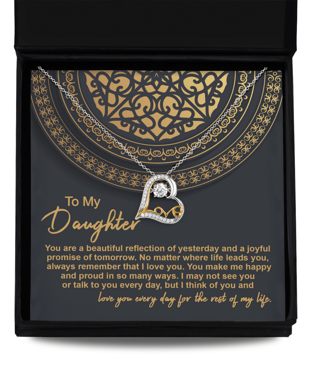 Daughter Birthday, Christmas, Graduation Gift - Beautiful Reflection - Love Dancing Necklace - Mallard Moon Gift Shop
