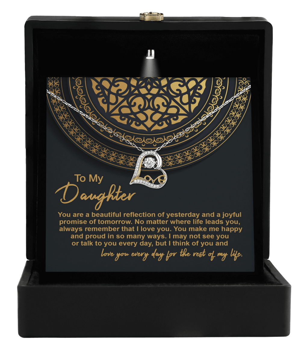 Daughter Birthday, Christmas, Graduation Gift - Beautiful Reflection - Love Dancing Necklace - Mallard Moon Gift Shop