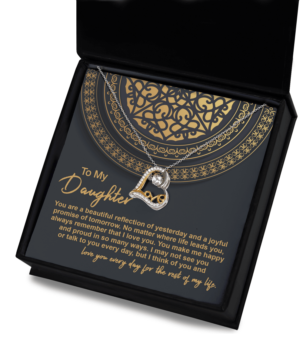 Daughter Birthday, Christmas, Graduation Gift - Beautiful Reflection - Love Dancing Necklace - Mallard Moon Gift Shop