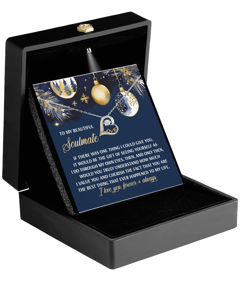 Gift for Soulmate - Best Thing - Love Dancing Heart Pendant Necklace - Mallard Moon Gift Shop