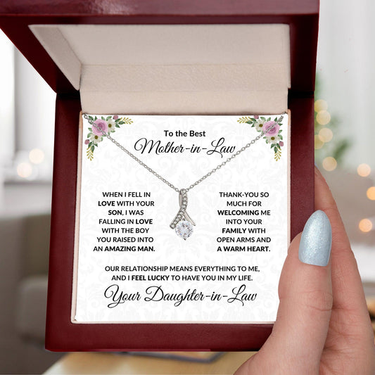 Mother-in-Law Gift from Daughter-in-Law Necklace - Mallard Moon Gift Shop