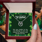 Happy St. Patrick's Day Lucky Pendant Necklace - Mallard Moon Gift Shop