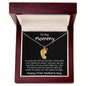 New Mom First Mother's Day Gift Engraved Baby Feet Birthstone Charm Necklace - Mallard Moon Gift Shop