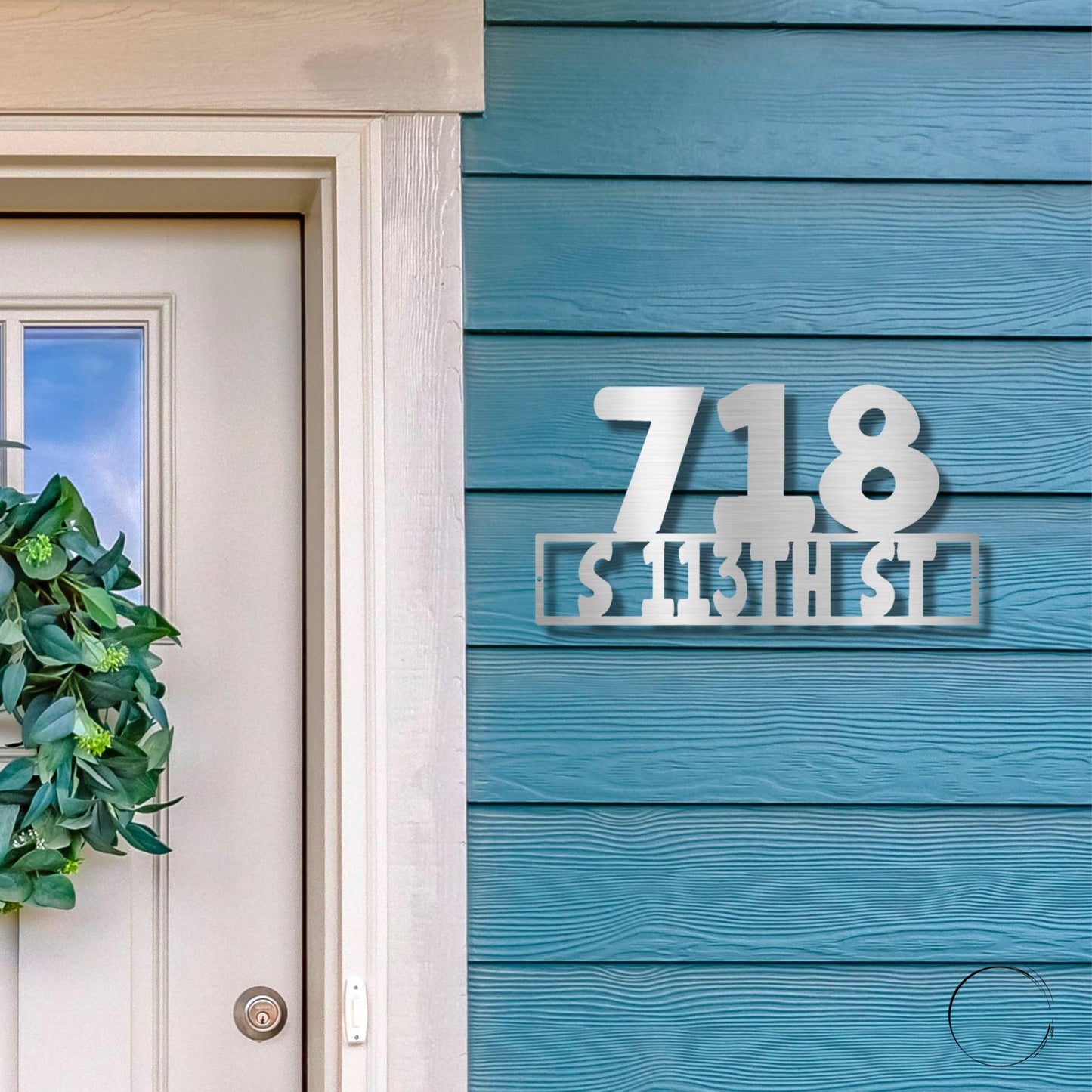 Address Personalized Steel Wall Sign Metal Art - Mallard Moon Gift Shop
