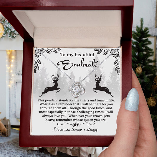 Gift for Soulmate - A Reminder - Love Knot Pendant Necklace - Mallard Moon Gift Shop