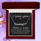 Soulmate Gift Make a Wish Your Heart is Full of Love Personalized Name Necklace - Mallard Moon Gift Shop