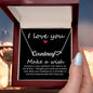 Soulmate Gift Make a Wish Your Heart is Full of Love Personalized Name Necklace - Mallard Moon Gift Shop