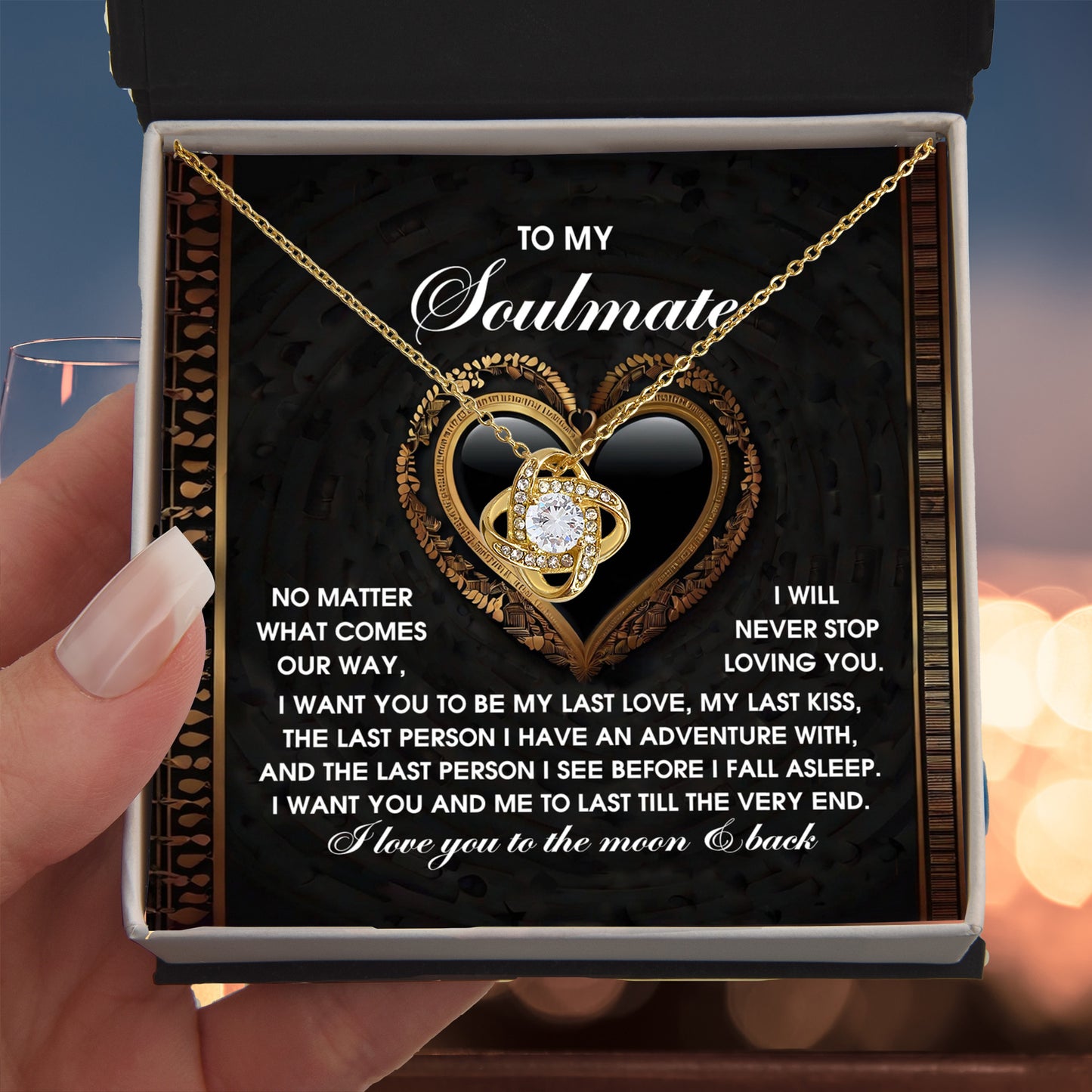 To My Soulmate - Our Days Valentine's Day Card – Perfect Love Message for Your Soulmate, Girlfriend, or Partner - Mallard Moon Gift Shop