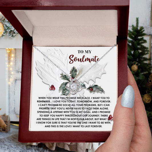 Gift for Soulmate - To Be With You - Love Knot Pendant Necklace - Mallard Moon Gift Shop