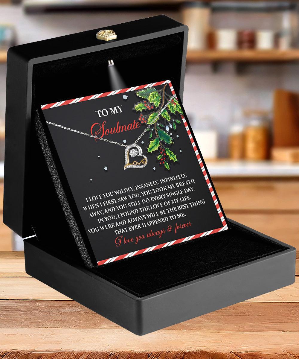 Gift for Soulmate - You Still Do - Love Dancing Heart Pendant Necklace Romantic Wife Christmas Jewelry - Mallard Moon Gift Shop