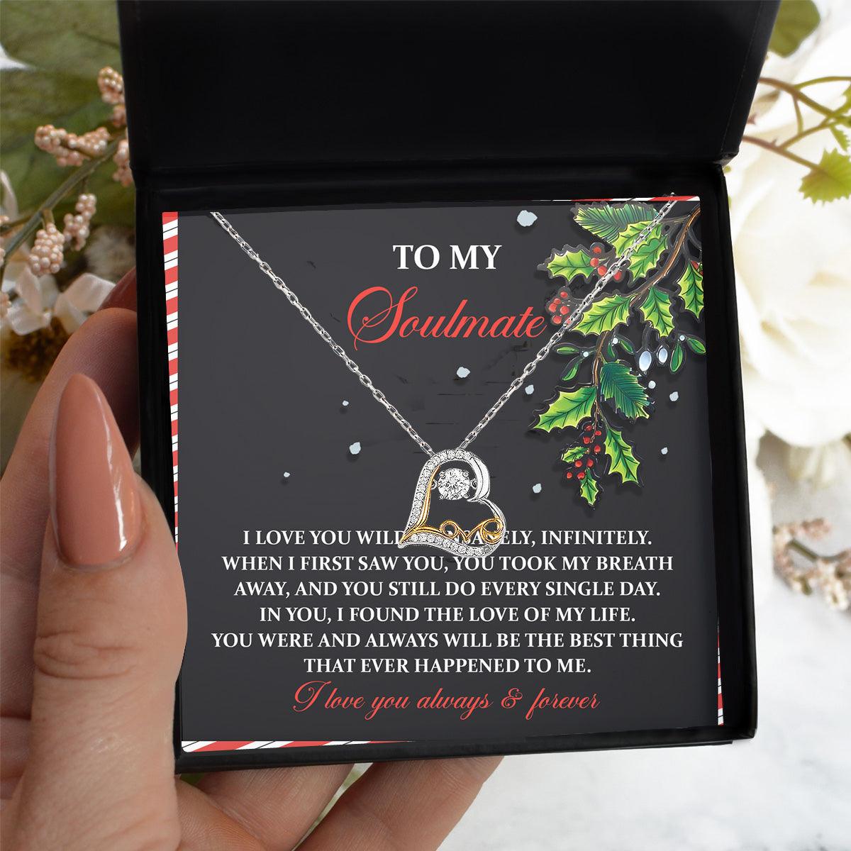 Gift for Soulmate - You Still Do - Love Dancing Heart Pendant Necklace Romantic Wife Christmas Jewelry - Mallard Moon Gift Shop