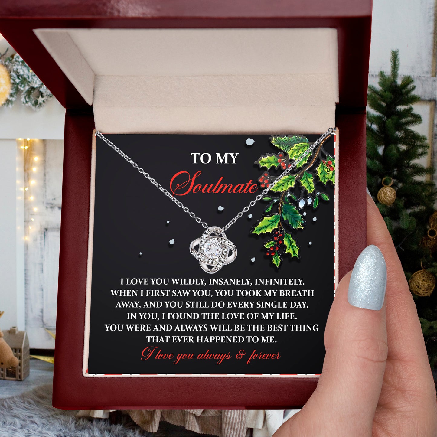 Gift for Soulmate - You Still Do - Love Knot Pendant Necklace - Mallard Moon Gift Shop