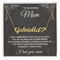 To my Amazing Mom, You Inspire Me - Heart Name Necklace - Mallard Moon Gift Shop