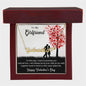 To My Girlfriend I Promise You Eternal Love Valentine Heart Name Necklace - Mallard Moon Gift Shop