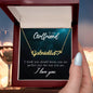 To My Girlfriend I Think you Should Know Personalized Heart Name Necklace - Mallard Moon Gift Shop