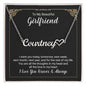 To My Girlfriend You Are All the Love Heart Name Necklace - Mallard Moon Gift Shop