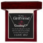 To My Girlfriend You Are the Only Girl In My Life Heart Name Necklace - Mallard Moon Gift Shop
