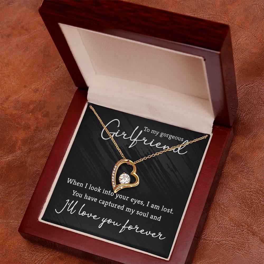 To My Gorgeous Girlfriend Forever Love Pendant Necklace - Mallard Moon Gift Shop