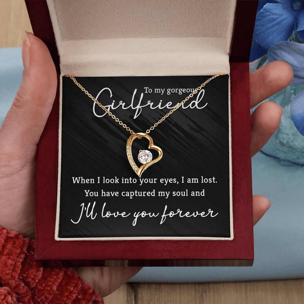 To My Gorgeous Girlfriend Forever Love Pendant Necklace - Mallard Moon Gift Shop