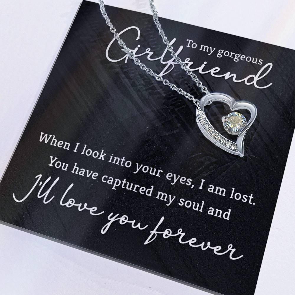 To My Gorgeous Girlfriend Forever Love Pendant Necklace - Mallard Moon Gift Shop