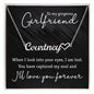 To My Gorgeous Girlfriend You Have Captured My Soul Heart Name Necklace - Mallard Moon Gift Shop