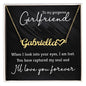 To My Gorgeous Girlfriend You Have Captured My Soul Heart Name Necklace - Mallard Moon Gift Shop