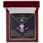 To My Grandma I am Lucky to Have You Love Knot Pendant Necklace - Mallard Moon Gift Shop