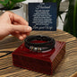 To My Husband You are the Light Braided Leather Bracelet - Mallard Moon Gift Shop