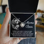 To My Mama Bear My Destination is In Your Arms Love Knot Necklace - Mallard Moon Gift Shop