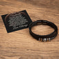 To My Soulmate You are My Guiding Light Braided Leather Bracelet - Mallard Moon Gift Shop