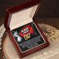 To My Super Mom To Be Kisses and Kicks from your Tummy Interlocking Hearts Necklace - Mallard Moon Gift Shop