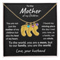 To the Mother of my Children You are the World Engraved Birthstone Baby Feet Charm Necklace - Mallard Moon Gift Shop
