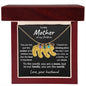 To the Mother of my Children You are the World Engraved Birthstone Baby Feet Charm Necklace - Mallard Moon Gift Shop