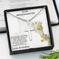 Granddaughter Custom Engraved Cross Pendant Necklace - Mallard Moon Gift Shop