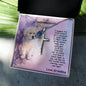Granddaughter Custom Engraved Cross Pendant Necklace Puppy Message Card - Mallard Moon Gift Shop