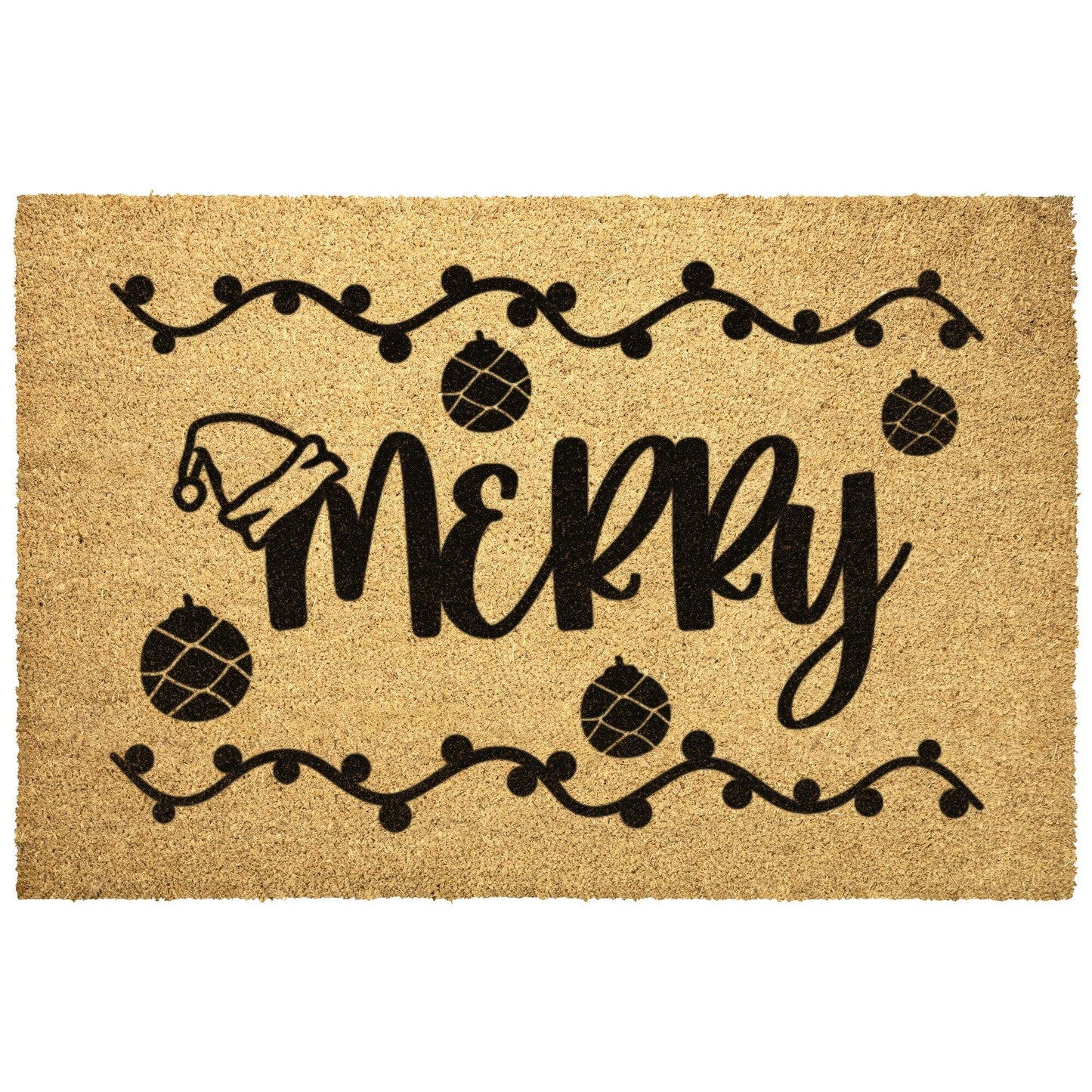 Merry Christmas Outdoor Mat - Mallard Moon Gift Shop