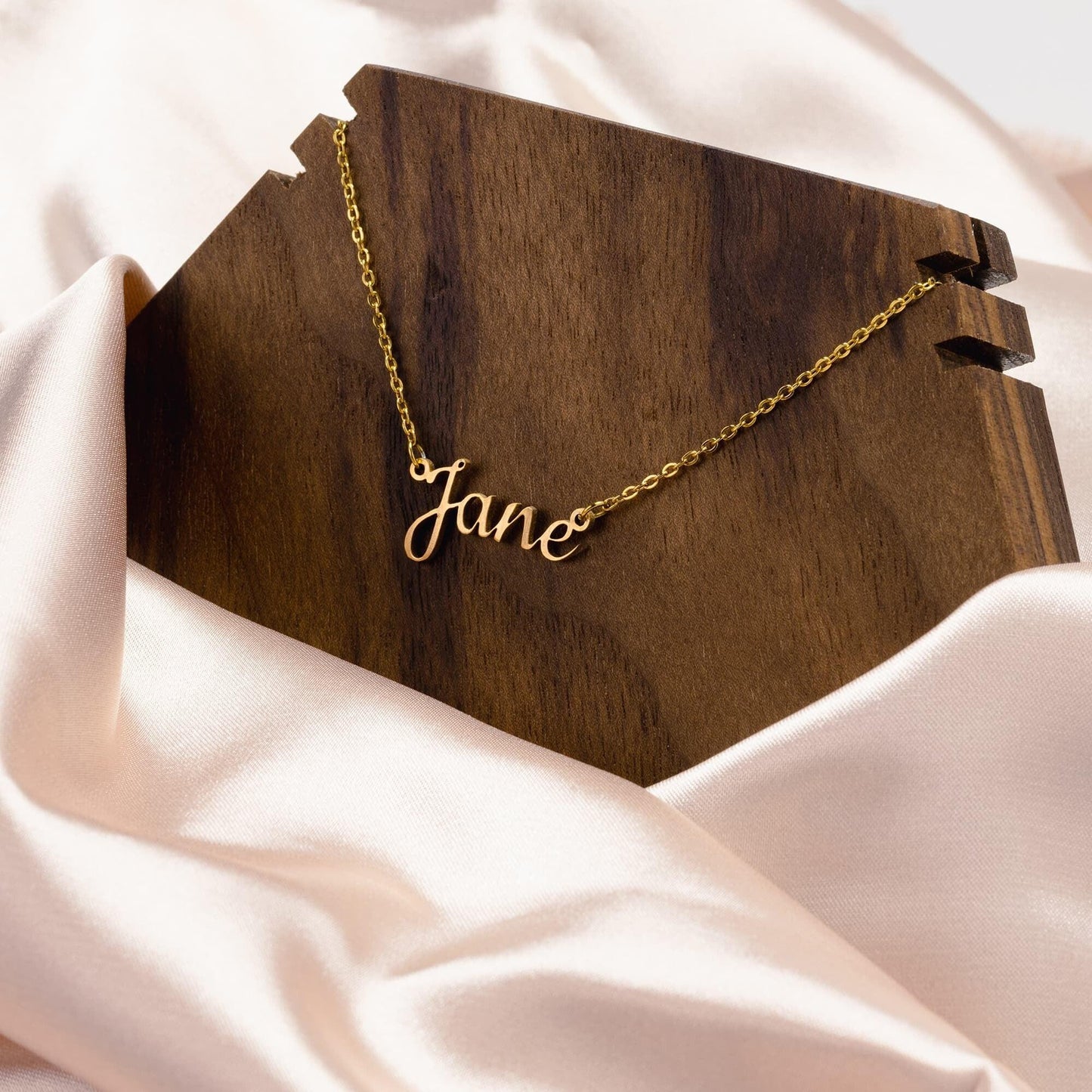 Personalized Script Name Necklace - Mallard Moon Gift Shop
