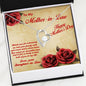Mother's Day Gift for Mother-in-Law from Daughter-in-Law Heart Pendant Necklace with Message Card - Mallard Moon Gift Shop