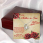 Mother's Day Gift for Mother-in-Law from Daughter-in-Law Heart Pendant Necklace with Message Card - Mallard Moon Gift Shop